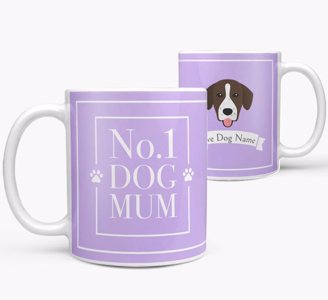 Personalised 'No.1 Mum' Mug from your {breedFullName}